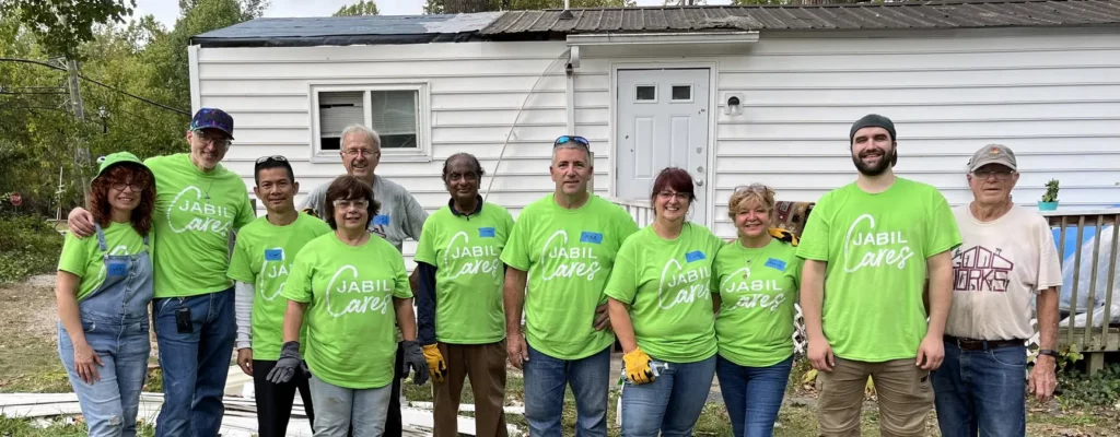 Jabil employees volunteering with Good Works