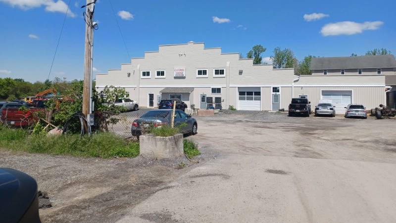 The main building at the Clover Mill Storage facility in Exton, as seen from the road.